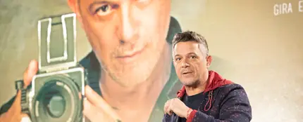 Alejandro Sanz, en la presentación del Tour En Vivo en 2022. Alejandro Sanz, en la presentación del Tour En Vivo en 2022.