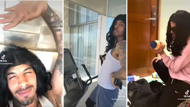 La divertida venganza de Rauw Alejandro imitando a Rosalía: "La elíptica pa' las pompis, toma que toma"
