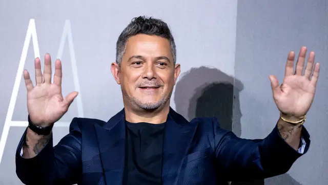 Alejandro Sanz, en la presentaicón de su disco 'Sanz' en 2021.