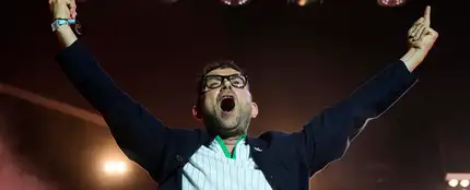 Damon Albarn, cantante de Blur. Damon Albarn, cantante de Blur.