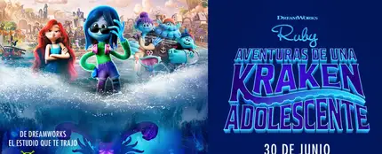 Cartel de 'Ruby, aventuras de una kraken adolescente' Cartel de 'Ruby, aventuras de una kraken adolescente'