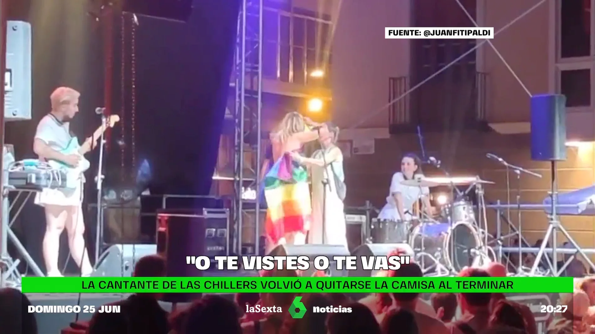  Actuación de Rocío Saiz en el Orgullo de Murcia