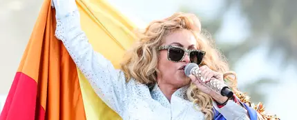 Paulina Rubio, en las fiesta del Orgullo. Paulina Rubio, en las fiesta del Orgullo.