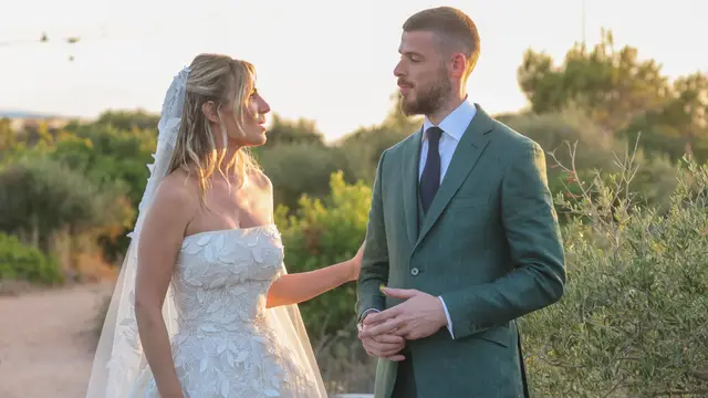 Edurne y David De Gea en su boda