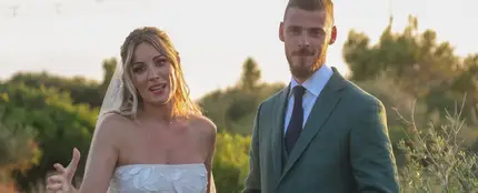 David De Gea y Edurne, el día de su boda. David De Gea y Edurne, el día de su boda.