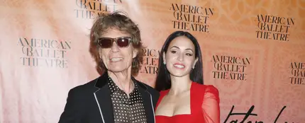 El cantante Mick Jagger y Melanie Hamrick en la Gala de Junio del American Ballet Theaterm (Nueva York), en junio de 2023. El cantante Mick Jagger y Melanie Hamrick en la Gala de Junio del American Ballet Theaterm (Nueva York), en junio de 2023.