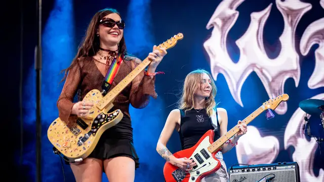 Las integrantes de Wet Leg, el grupo de apoyo de Harry Styles