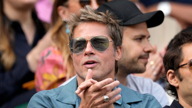 Brad Pitt en Wimbledon