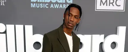 Travis Scott, en los 2022 Billboard Music Awards. Travis Scott, en los 2022 Billboard Music Awards.