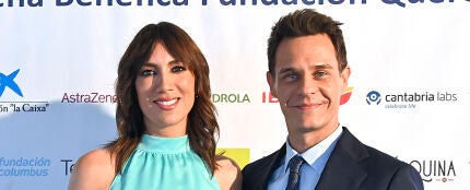 Christian Gálvez y Patricia Pardo en el evento de Querer Foundation, el 27 de abril de 2023.