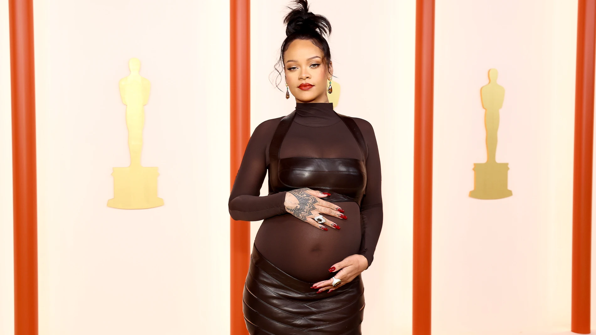 Rihanna actuó embarazada en la gala de Oscar 2023