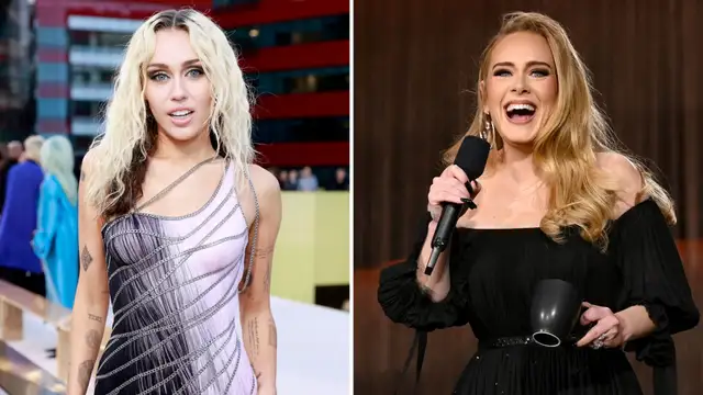 La reacción de Miley Cyrus al saber que Adele está obsesionada con 'Used to be Young'