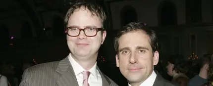 Rainn Wilson y Steve Carell en 2006 Rainn Wilson y Steve Carell en 2006