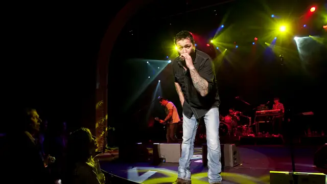 El cantante Steve Harwell, líder de la banda Smash Mouth.
