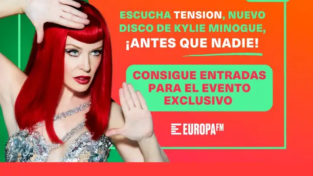 Asiste a un evento exclusivo para escuchar 'Tension', el nuevo disco de Kylie Minogue
