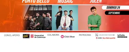 Julen, Mosaic y Portobello se suben al escenario Europa FM en La Mercè Julen, Mosaic y Portobello se suben al escenario Europa FM en La Mercè