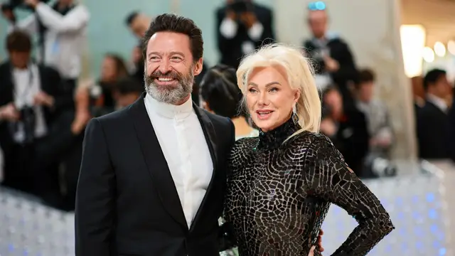 Hugh Jackman y Deborra-lee, en la gala MET 2023.