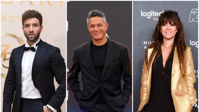 Pablo Alborán, Alejandro Sanz y Vanesa Martín
