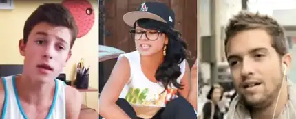 Shawn Mendes, Becky G y Pablo Alborán, en sus inicios en YouTube. Shawn Mendes, Becky G y Pablo Alborán, en sus inicios en YouTube.