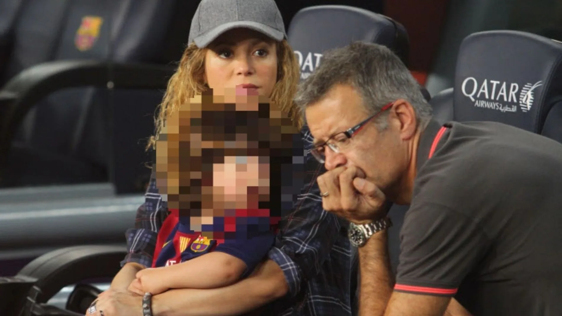 Shakira y Joan Piqué, padre de Gerard