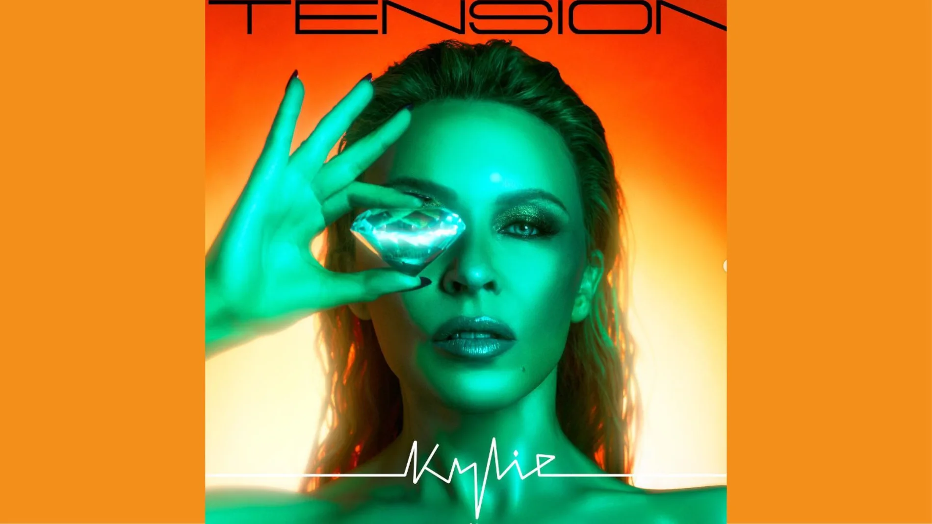 Portada de 'Tension', de Kylie Minogue