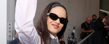 Rosalía, en el desfile de Prada en septiembre de 2023. Rosalía, en el desfile de Prada en septiembre de 2023.