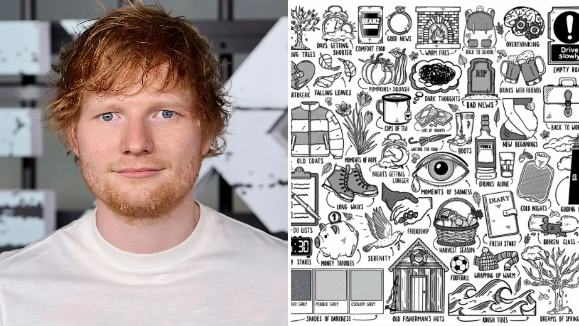 Ed Sheeran presenta su nuevo disco, 'Autumn Variations' 