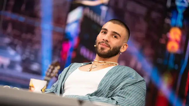 Manuel Turizo, durante su entrevista en 'El Hormiguero'.