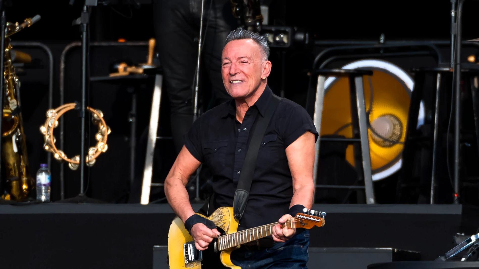 Bruce Springsteen, en un concierto el pasado 6 de julio de 2023. 