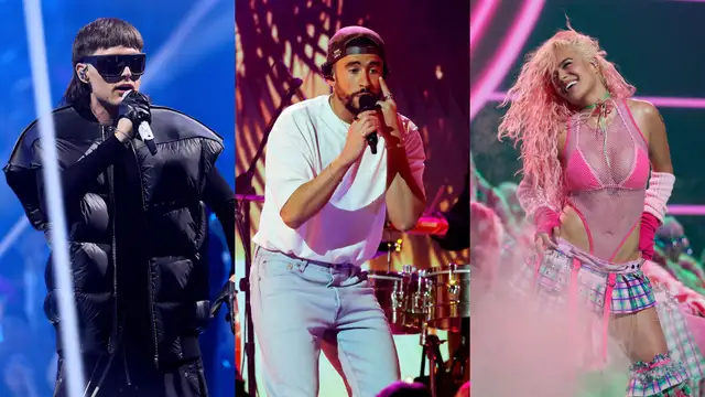 Peso Pluma, Bad Bunny y Karol G
