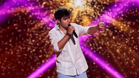 Gonzalo Sarfatti en las Audiciones a ciegas Gonzalo Sarfatti en las Audiciones a ciegas