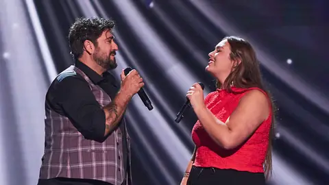 Antonio Orozco y Alicia en las Audiciones a ciegas Antonio Orozco y Alicia en las Audiciones a ciegas