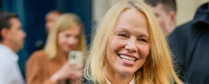Una foto de Pamela Anderson sin maquillaje el 27 de septiembre de 2023. Una foto de Pamela Anderson sin maquillaje el 27 de septiembre de 2023.