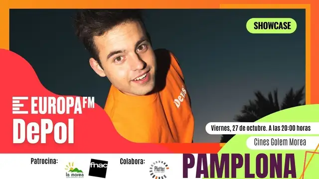 No te pierdas a DePol el viernes 27 de octubre en Pamplona