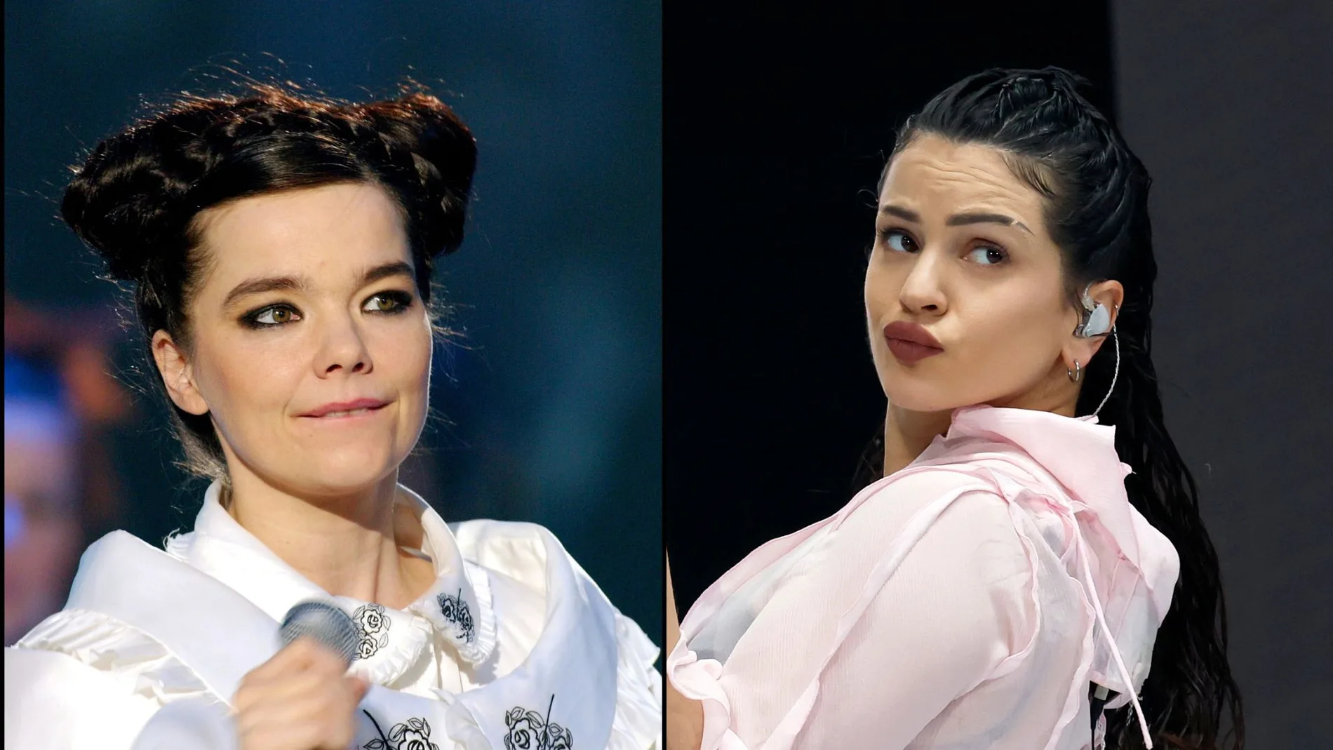 Björk y Rosalía
