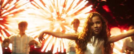 Sandra Valero, en el videoclip de &#39;Loviu&#39;, la canción de España en Eurovisión Junior 2023.