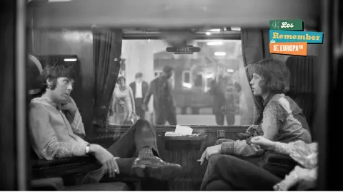 Una imagen de Paul McCartney y Mick Jagger en agosto de 1967 Una imagen de Paul McCartney y Mick Jagger en agosto de 1967