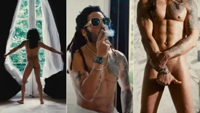 Lenny Kravitz, en el videoclip de 'TK421'