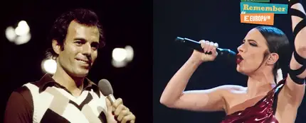 Los cantantes Julio Iglesias y Blanca Paloma. Los cantantes Julio Iglesias y Blanca Paloma.