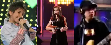 Camilo, Amaia y Roi Méndez, en sus primeros pasos en la música. Camilo, Amaia y Roi Méndez, en sus primeros pasos en la música.