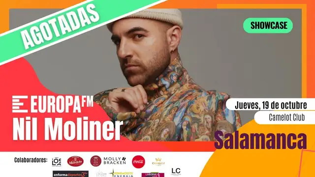 Nil Moliner agota las entradas para su showcase del 19 de octubre en Salamanca