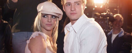 Britney Spears y Justin Timberlake en 2002
