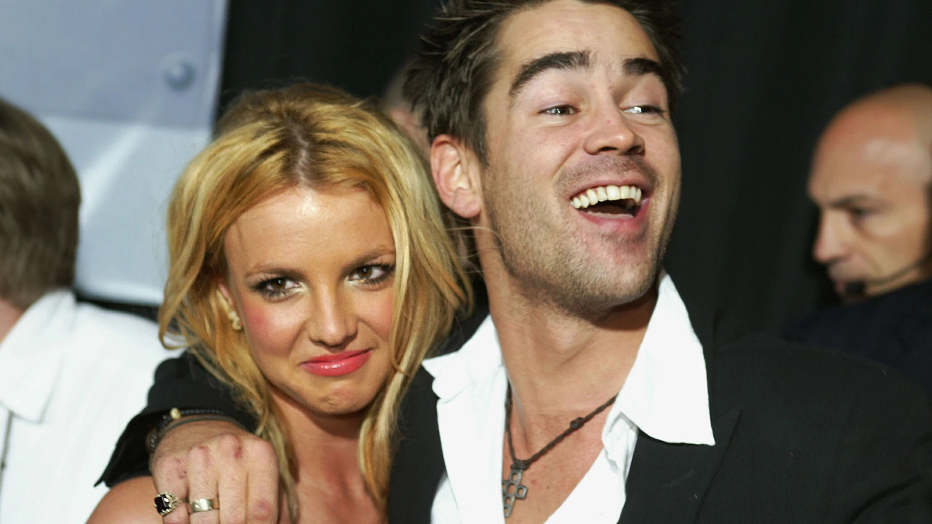 Britney Spears y Colin Farrell, en enero de 2003.