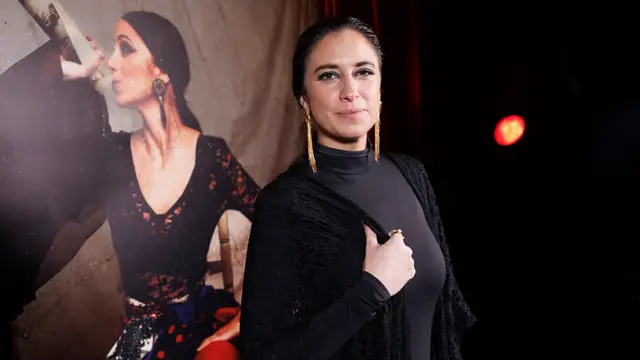 María Peláe, en la premiere de 'La Folcronica' en noviembre de 2022 en Madrid.