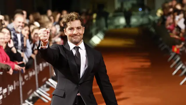 David Bisbal, en el estreno de su documental 'Bisbal' durante la 15 edición del FesTVal 2023, en Vitoria.