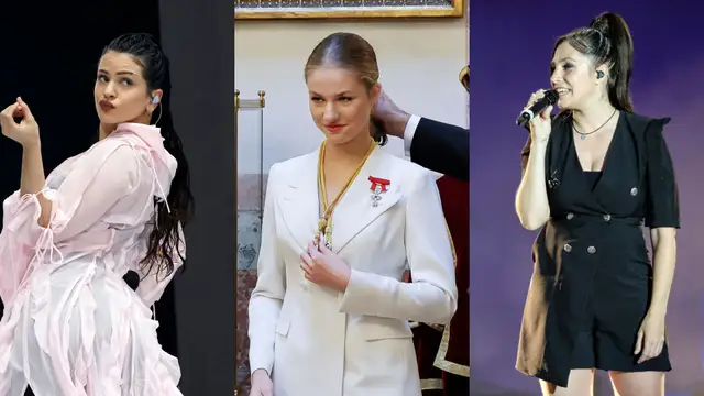 Rosalía, la princesa Leonor y Leire Martínez