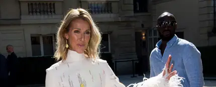 Céline Dion, en la Semana de la Moda de París en julio de 2019. Céline Dion, en la Semana de la Moda de París en julio de 2019.