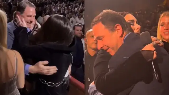 Adele rompe a llorar durante un concierto al ver al doctor que trajo al mundo a su hijo