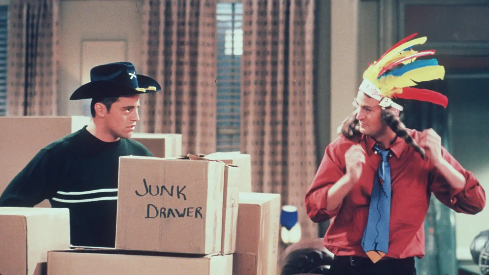Joey y Chandler en Friends