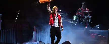 Imagen de archivo del cantante británico Ed Sheeran Imagen de archivo del cantante británico Ed Sheeran